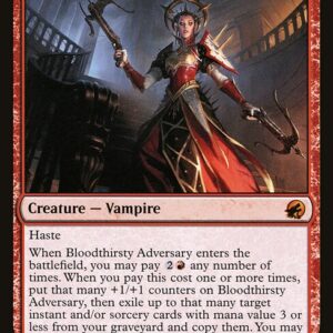 Innistrad: Midnight Hunt - 129 - Bloodthirsty Adversary - Mythic - R - Foil