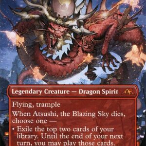 Kamigawa: Neon Dynasty - 410 - Atsushi, the Blazing Sky - Mythic - R - Non-foil