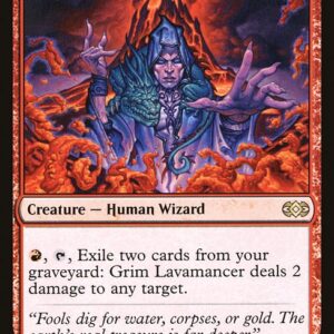 Double Masters - 129 - Grim Lavamancer - Rare - R - Foil