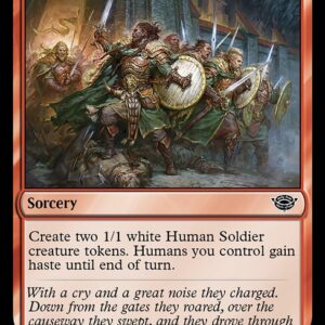 The Lord of the Rings: Tales of Middle-earth - 142 - Rally at the Hornburg - Common - R - Non-foil