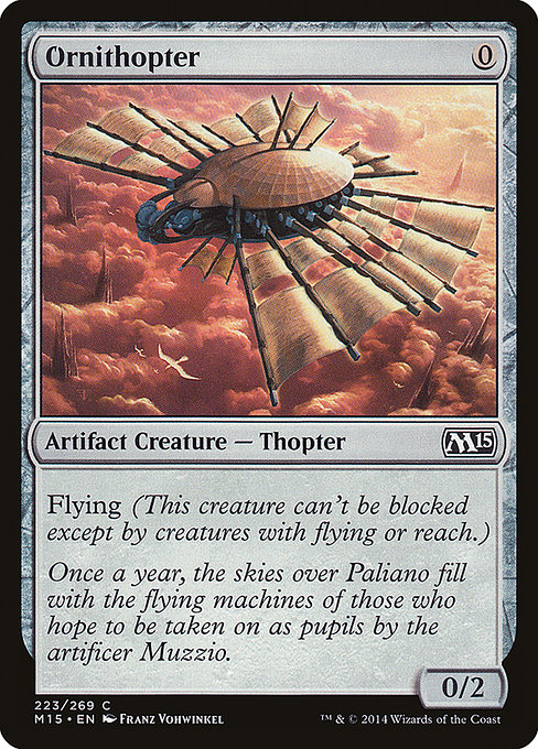 Magic 2015 - 223 - Ornithopter - Common - C - Non-foil