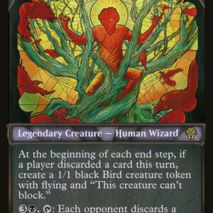 Dominaria United - 330 - The Raven Man - Rare - B - Foil