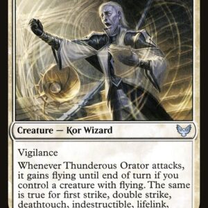 Strixhaven: School of Mages - 35 - Thunderous Orator - Uncommon - W - Non-foil
