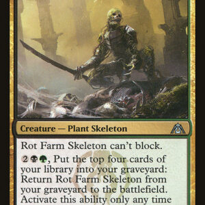 Dragon's Maze - 98 - Rot Farm Skeleton - Uncommon - BG - Non-foil (Front)
