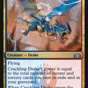 Guilds of Ravnica - 163 - Crackling Drake - Uncommon - UR - Non-foil