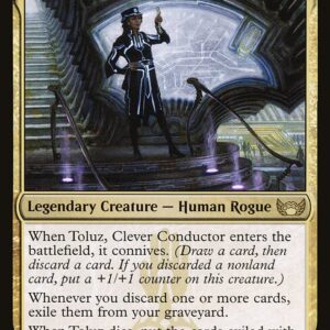 Streets of New Capenna - 228 - Toluz, Clever Conductor - Rare - Multi - Foil