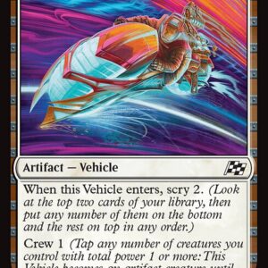 Aetherdrift - 30 - Spotcycle Scouter - Common - W - Foil