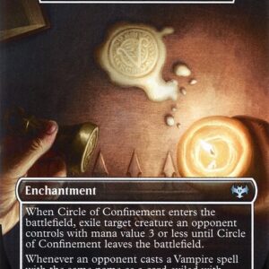 Innistrad: Crimson Vow - 329 - Circle of Confinement - Uncommon - W - Foil