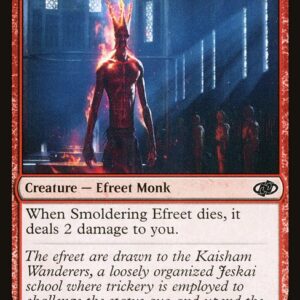 Jumpstart 2022 - 600 - Smoldering Efreet - Common - R - Non-foil