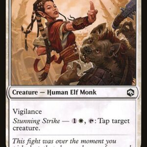 Adventures in the Forgotten Realms - 19 - Half-Elf Monk - Common - W - Non-foil