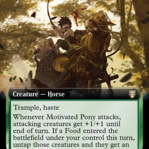 Tales of Middle-earth Commander - 125 - Motivated Pony - Rare - G - Non-foil