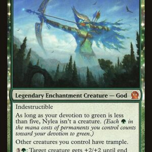 Theros - 166 - Nylea, God of the Hunt - Mythic - G - Non-foil (Front)