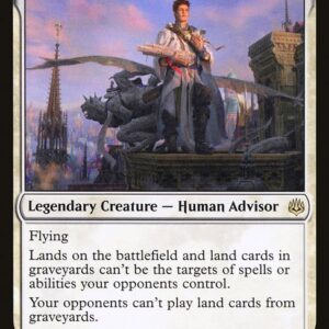 War of the Spark - 34 - Tomik, Distinguished Advokist - Rare - W - Non-foil (Front)