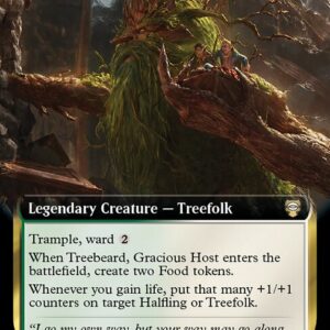 Tales of Middle-earth Commander - 153 - Treebeard, Gracious Host - Rare - WG - Non-foil