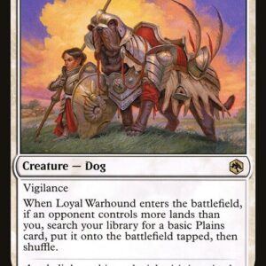 Adventures in the Forgotten Realms - 23 - Loyal Warhound - Rare - W - Foil