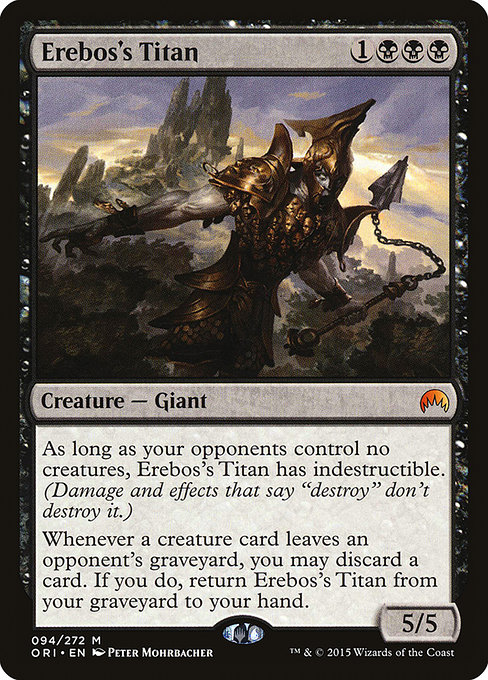 Magic Origins - 94 - Erebos's Titan - Mythic - B - Non-foil