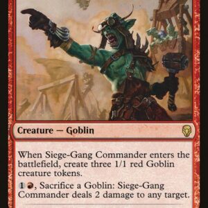 Dominaria - 143 - Siege-Gang Commander - Rare - R - Non-foil