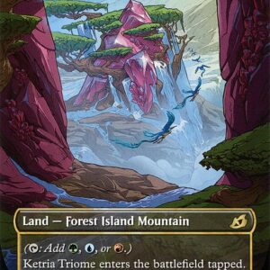 Ikoria: Lair of Behemoths - 310 - Ketria Triome - Rare - C - Non-foil (Front)