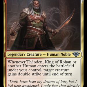 The Lord of the Rings: Tales of Middle-earth - 233 - Théoden, King of Rohan - Uncommon - WR - Foil