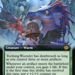 The Brothers' War - 348 - Teething Wurmlet - Rare - G - Non-foil