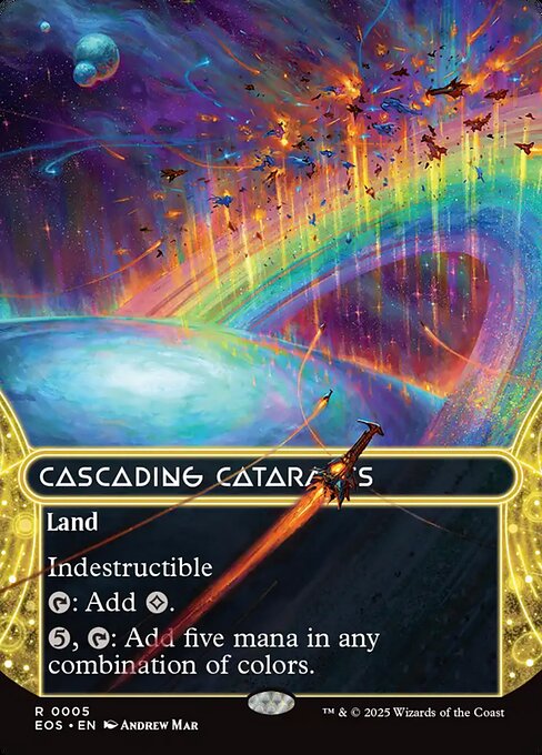 Edge of Eternities: Stellar Sights - 5 - Cascading Cataracts - Rare - C - Non-foil