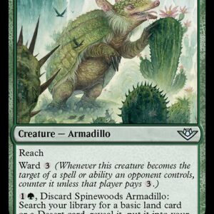 Outlaws of Thunder Junction - 182 - Spinewoods Armadillo - Uncommon - G - Non-foil