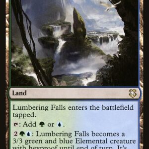 Forgotten Realms Commander - 247 - Lumbering Falls - Rare - C - Non-foil (Front)