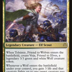 War of the Spark - 224 - Tolsimir, Friend to Wolves - Rare - WG - Non-foil (Front)
