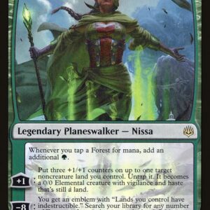 War of the Spark - 169 - Nissa, Who Shakes the World - Rare - G - Non-foil (Front)