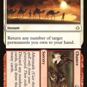 Hour of Devastation - 153 - Leave // Chance - Rare - WR - Non-foil
