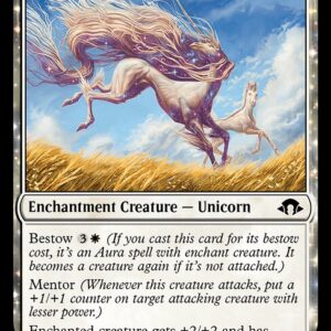 Modern Horizons 3 - 37 - Nyxborn Unicorn - Common - W - Non-foil