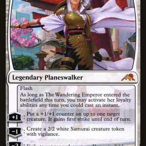 Kamigawa: Neon Dynasty - 42 - The Wandering Emperor - Mythic - W - Foil