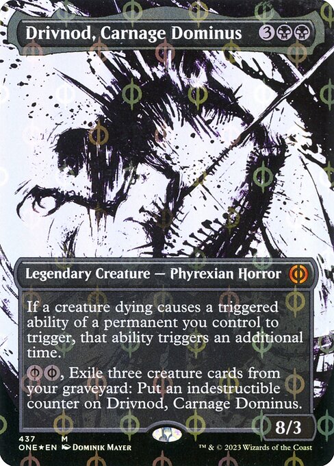 Phyrexia: All Will Be One - 437 - Drivnod, Carnage Dominus - Mythic - B - Foil