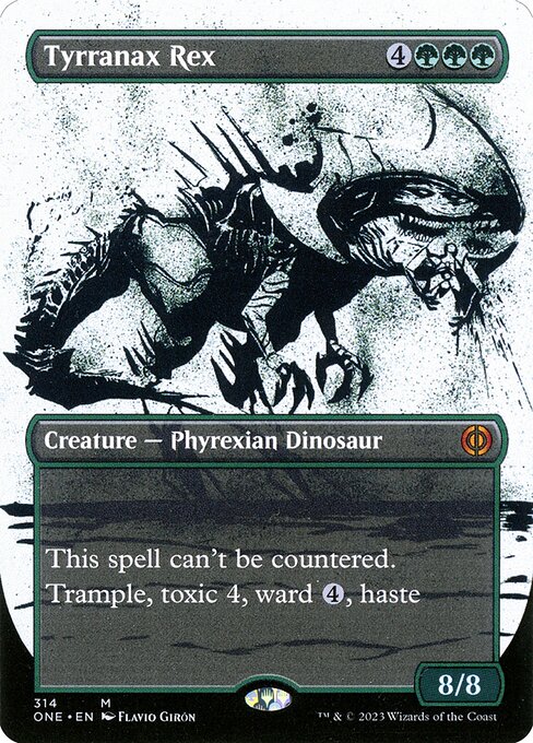 Phyrexia: All Will Be One - 314 - Tyrranax Rex - Mythic - G - Non-foil