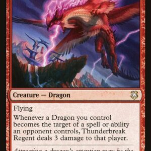 Forgotten Realms Commander - 147 - Thunderbreak Regent - Rare - R - Non-foil (Front)