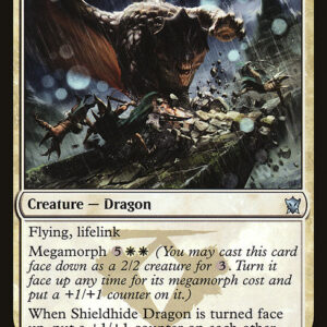 Dragons of Tarkir - 37 - Shieldhide Dragon - Uncommon - W - Non-foil