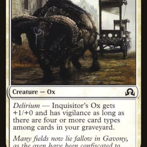 Shadows over Innistrad - 24 - Inquisitor's Ox - Common - W - Non-foil