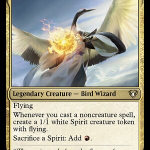 Commander Masters - 343 - Kykar, Wind's Fury - Rare - Multi - Foil