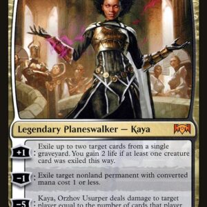Ravnica Allegiance - 186 - Kaya, Orzhov Usurper - Mythic - WB - Non-foil (Front)