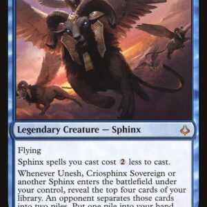 Hour of Devastation - 52 - Unesh, Criosphinx Sovereign - Mythic - U - Non-foil
