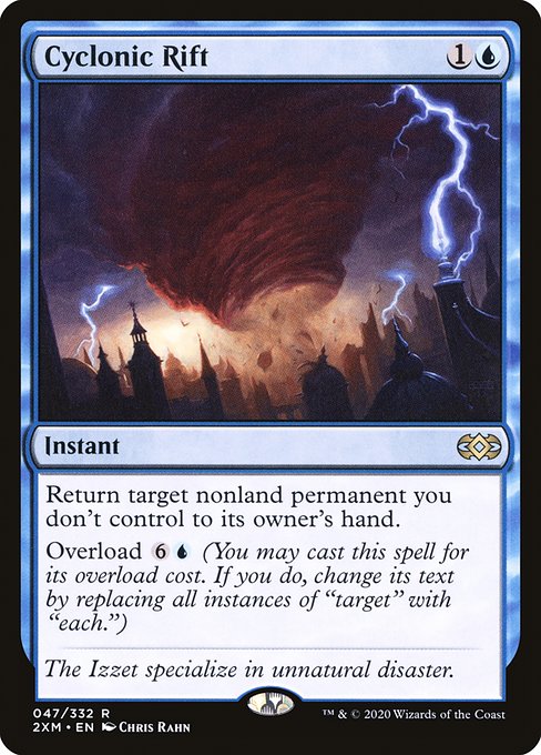 Double Masters - 47 - Cyclonic Rift - Rare - U - Non-foil