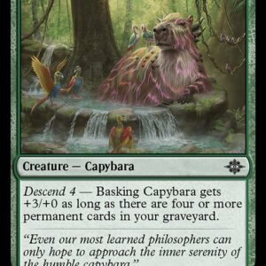 The Lost Caverns of Ixalan - 175 - Basking Capybara - Common - G - Non-foil (Front)