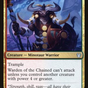 Theros Beyond Death - 230 - Warden of the Chained - Uncommon - RG - Non-foil
