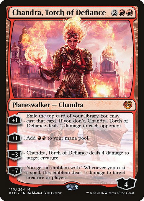 Kaladesh - 110 - Chandra, Torch of Defiance - Mythic - R - Foil (Front)