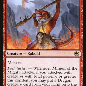 Adventures in the Forgotten Realms - 156 - Minion of the Mighty - Rare - R - Foil