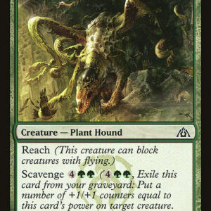 Dragon's Maze - 50 - Thrashing Mossdog - Common - G - Non-foil (Front)
