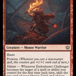 Bloomburrow - 133 - Emberheart Challenger - Rare - R - Non-foil (Front)