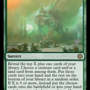 Phyrexia: All Will Be One Promos - 169p - Green Sun's Twilight - Rare - G - Non-foil - Promo (Front)