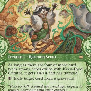 Bloomburrow - 322 - Keen-Eyed Curator - Rare - G - Foil (Front)