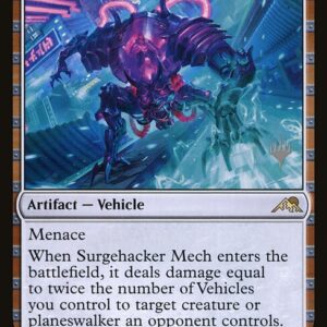 Kamigawa: Neon Dynasty Promos - 260p - Surgehacker Mech - Rare - C - Foil - Promo (Front)